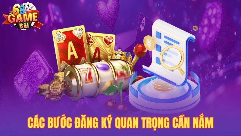 Các bước đăng ký quan trọng cần nắm
